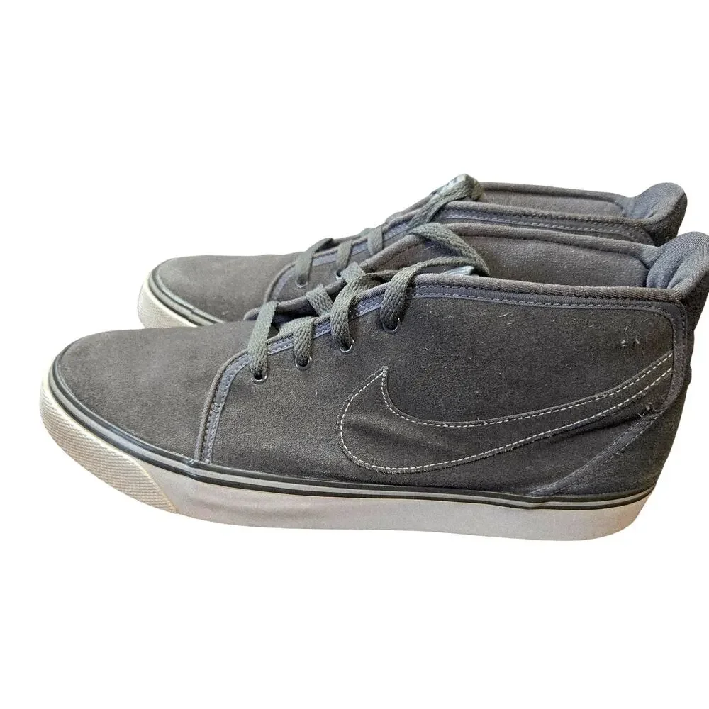 Nike 9.5 Toki Suede Gray Trainer Men's Tennis Shoes Athletic Sneakers 9 1/2